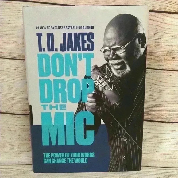 TD Jakes "Don't Drop The Mic" Book - Picture 1 of 4